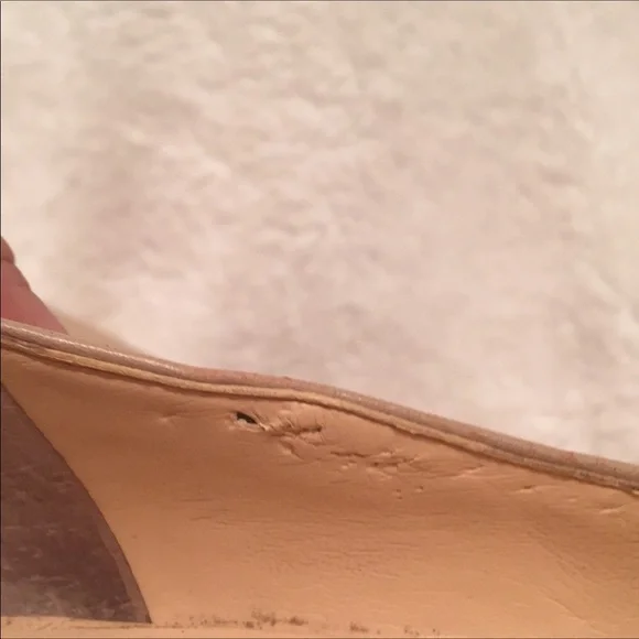 Ivanka Trump Beige and Black Pearl Heels - Picture 12 of 14